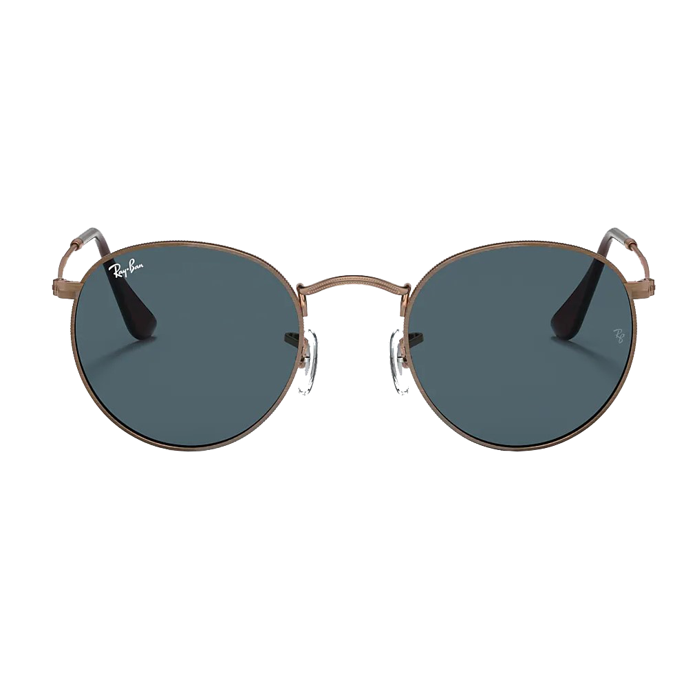 Ray ban round metal copper shop