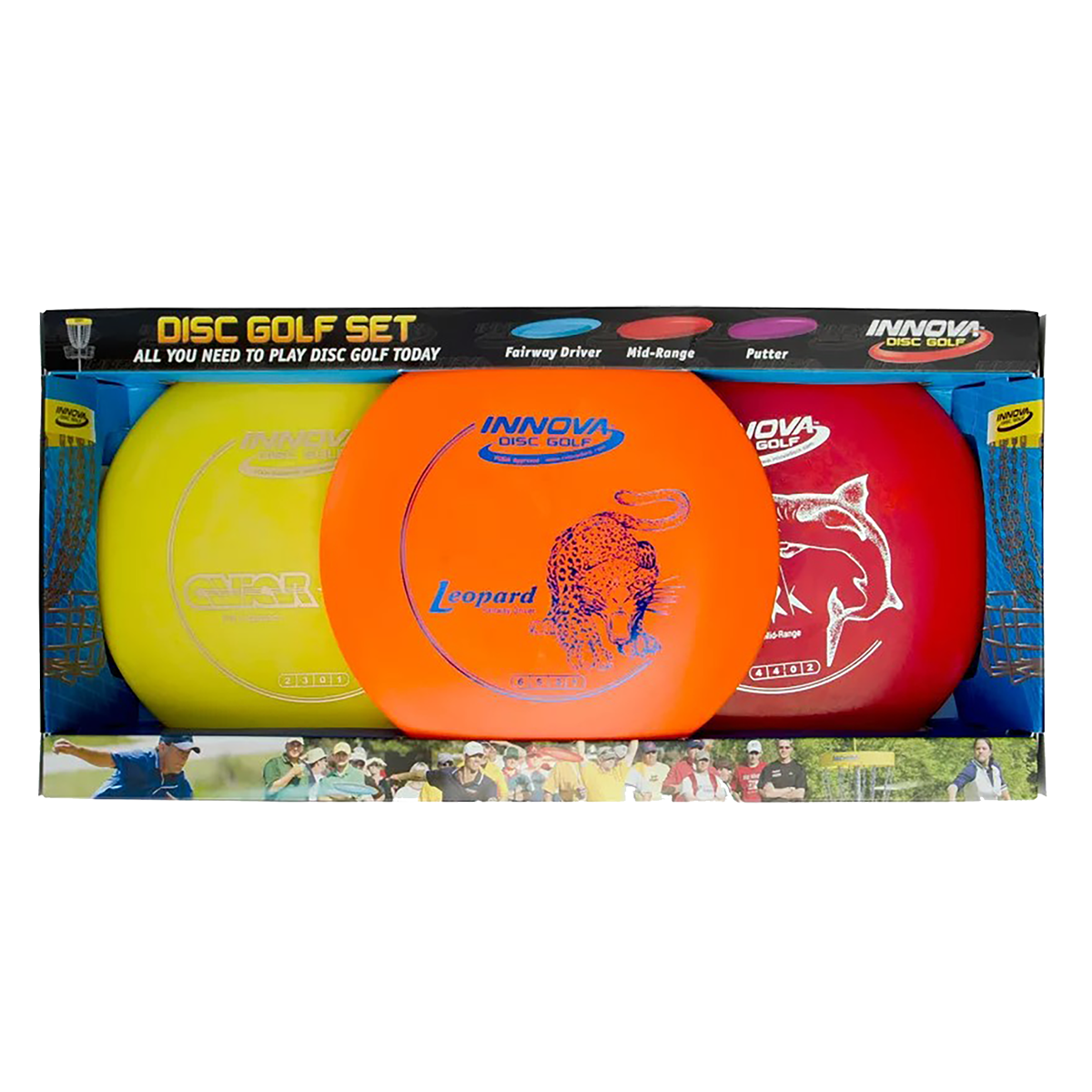 DISC Golf DX 3 Pack Disc Set 1.28 Colors Vary, by Innova Ship from US Set  of 1 