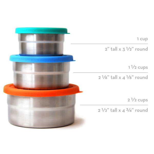 Seal Cup Trio (3 Pieces), ECO Lunchbox Seal Cup Trio (3 Pieces)