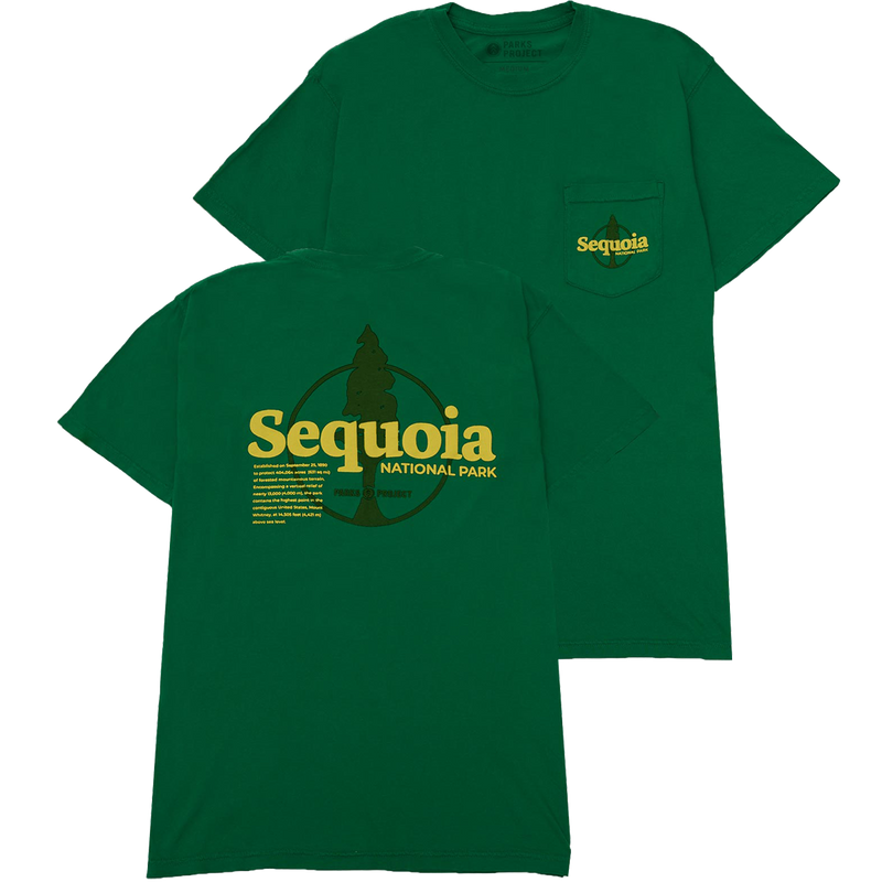 Unisex Sequoia Puff Print Pocket Tee, Featured Image