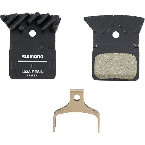 L03A Resin Brake Pad with Spring & Fin