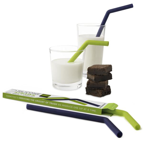 Silicone Straws (2 Pack) alternate view