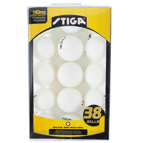 1-Star Table Tennis Balls (38 Pack)