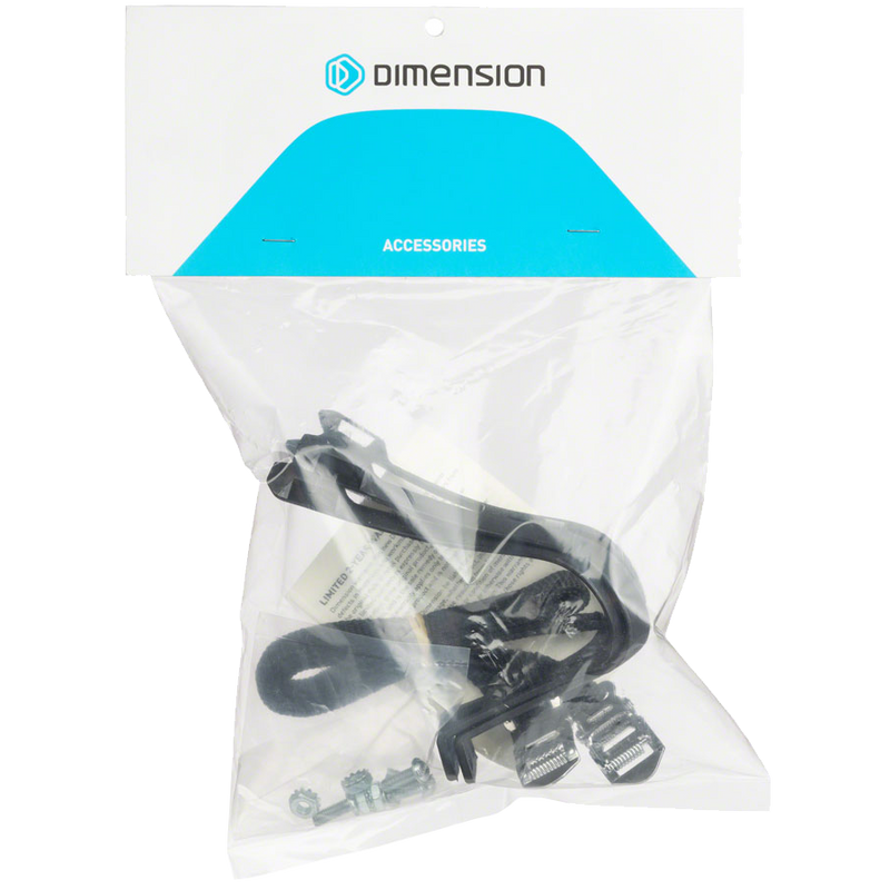 Toe Clip and Strap Set - LG/XL, Dimension Toe Clip and Strap Set - LG/XL