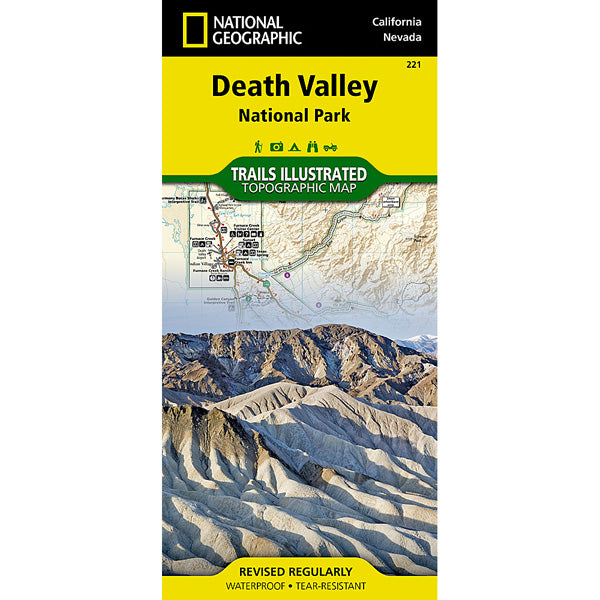 Death Valley National Park Map alternate view