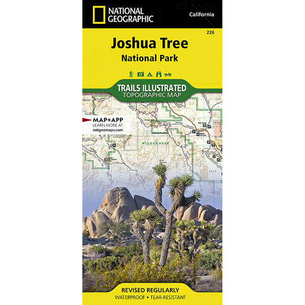 Joshua Tree National Park Map alternate view