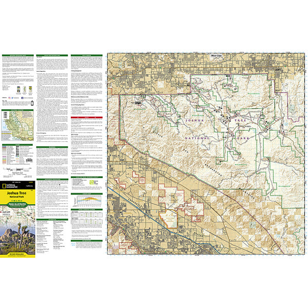 Joshua Tree National Park Map, National Geographic Maps Joshua Tree National Park Map
