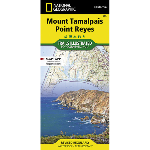 Mount Tamalpais, Point Reyes Map alternate view