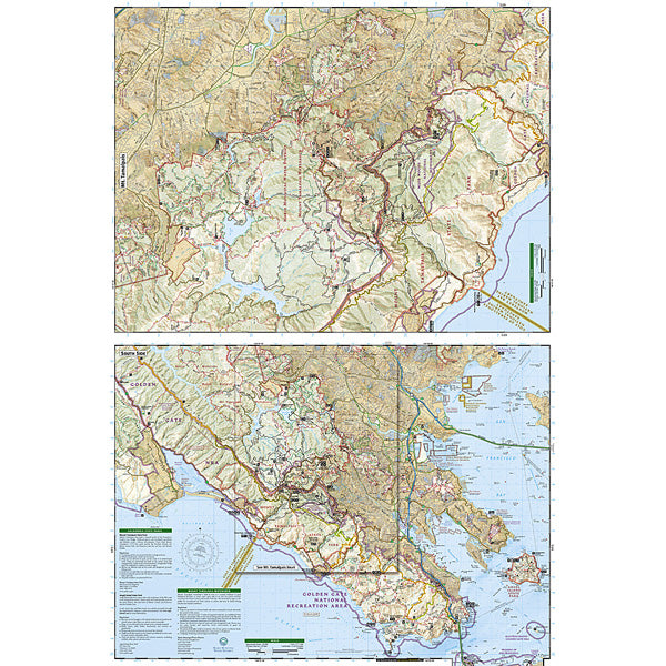 Mount Tamalpais, Point Reyes Map, National Geographic Maps Mount Tamalpais, Point Reyes Map