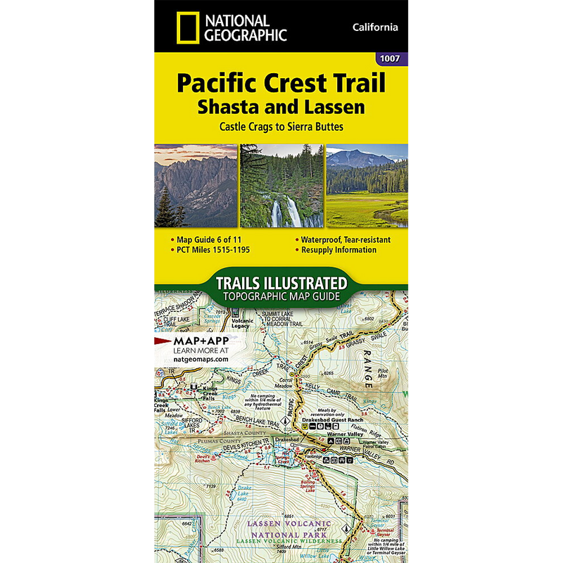 Pacific Crest Trail: Shasta and Lassen Map, Featured Image