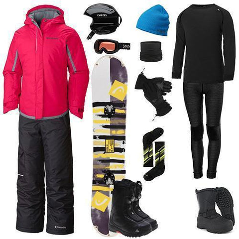 Columbia The Works Package w/ Pants - Girl's Snowboard