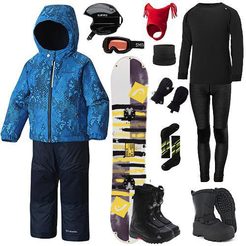The Works Package - Toddler's Snowboard alternate view