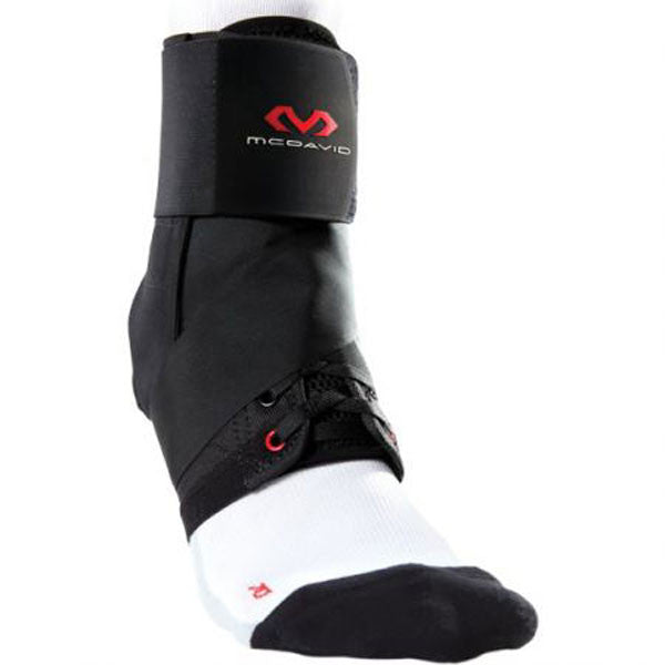 Ultralight Laced Ankle + Strap, McDavid Ultralight Laced Ankle + Strap Black