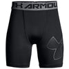 Under Armour Boys' Mid Short 003-Black/Graphite