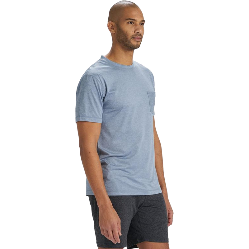 Men's Tradewind Performance Tee, Vuori Men's Tradewind Performance Tee TOB-Tobacco Heather