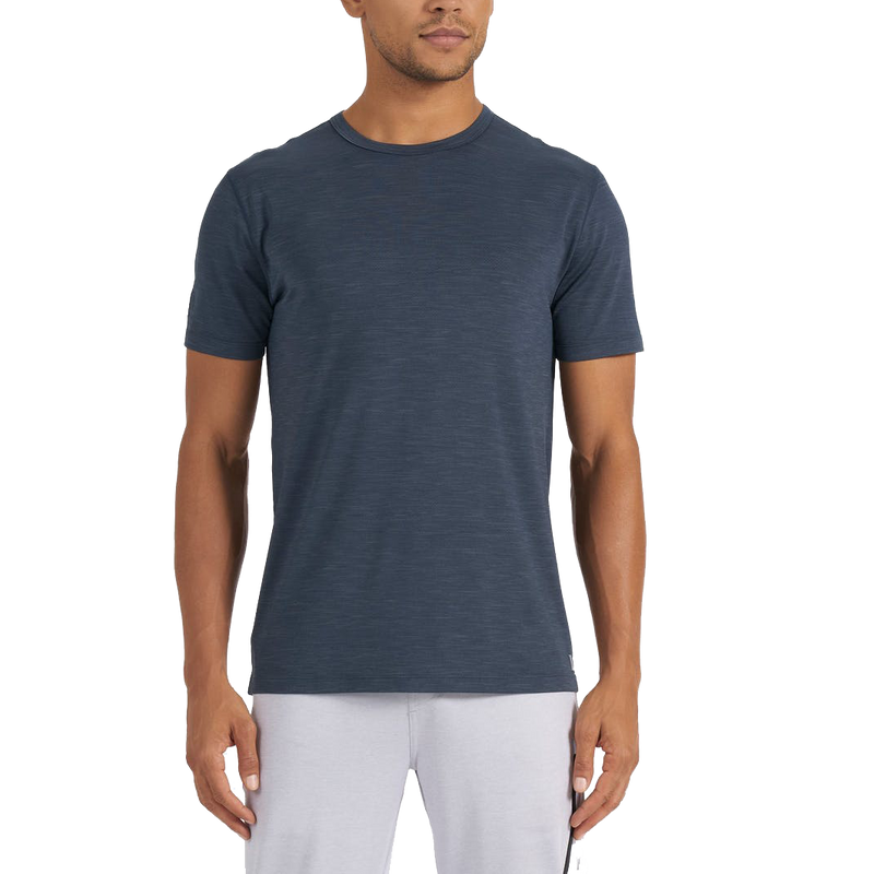 Men's Zephyr Tee, Vuori Men's Zephyr Tee HTI-Indigo Heather