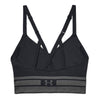 Under Armour Women's Seamless Longline Bra 001-Black
