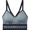 Under Armour Women's UA Longline Seamless Bra 396-Hushed Turquoise/Black