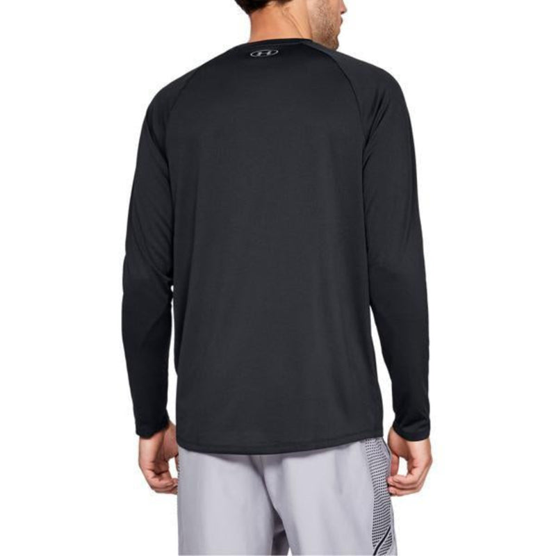 Men's UA Tech 2.0 Long Sleeve, Under Armour Men's UA Tech 2.0 Long Sleeve 449-Academy Blue/Mod Grey
