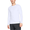 Under Armour Men's Fitted ColdGear Long Sleeve Crew 100-White