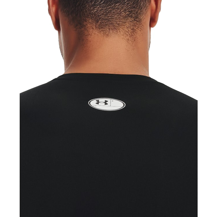 Men's UA Heatgear Armour Comp Long Sleeve, Under Armour Men's UA Heatgear Armour Comp Long Sleeve Black