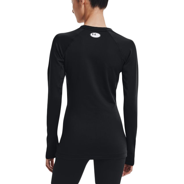 Women's ColdGear Armour Crew Long Sleeve, Under Armour Women's ColdGear Armour Crew Long Sleeve 001-Black