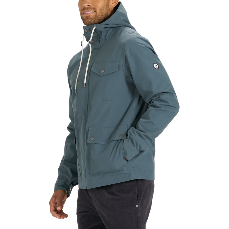Men's Palisades Rain Jacket, Vuori Men's Palisades Rain Jacket BER-Beryl
