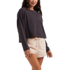 Vuori Women's Long Sleeve Sundown Tee in Quartz.