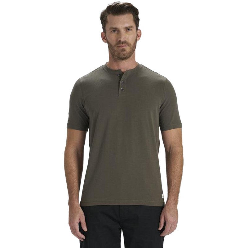 Men's Short-Sleeve Ever Henley, Vuori Men's Short-Sleeve Ever Henley BLK-Black