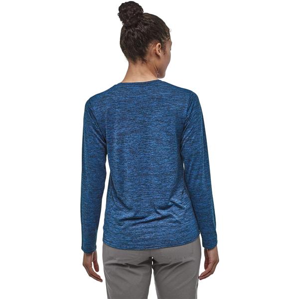 Women's Long-Sleeved Capilene Cool Daily Shirt, Patagonia Women's Long-Sleeved Capilene Cool Daily Shirt VKNX-Viking Blue-Navy Blue X-D