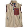 Patagonia Men's Classic Retro-X Vest in DNSQ-Dark Natural w/Sequoia Red