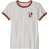 Patagonia Women's Spirited Seasons Organic Ringer Tee BCW-Birch White