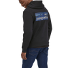 Patagonia Men's Boardshort Logo Uprisal Hoody INBK-Ink Black Alt View Model Back