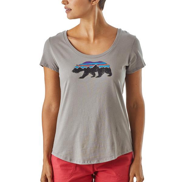 Women's Fitz Roy Bear Organic Scoop T-Shirt alternate view
