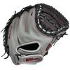Wilson Youth A500 Catcher's Mitt 2023 - 32" Closed Black/Grey/Red back