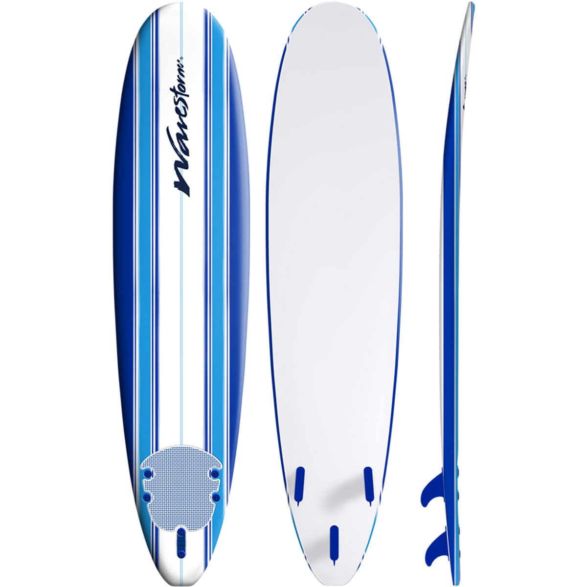 Wavestorm 8'0 Classic Surfboard with Leash – Sports Basement