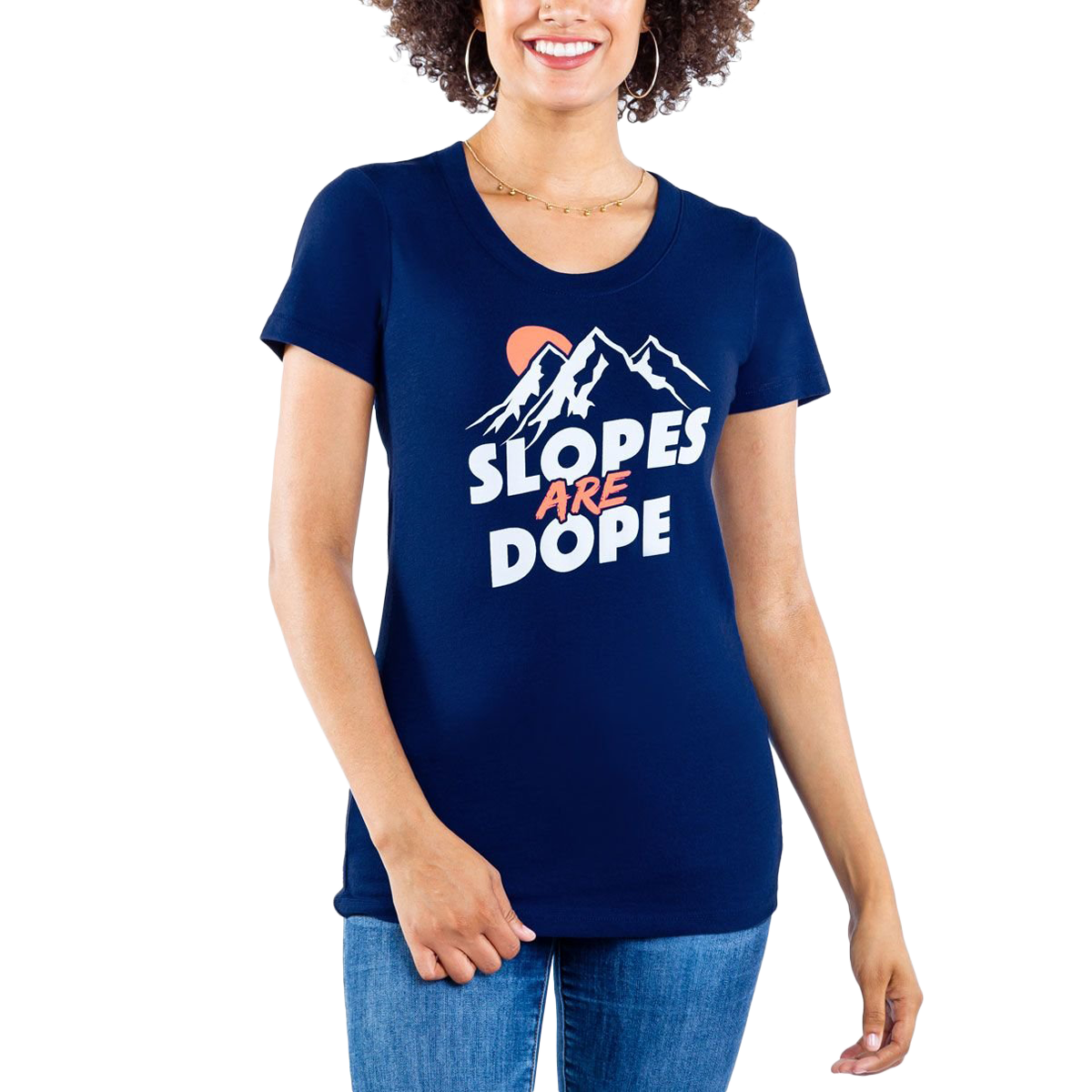 Women's Slopes Are Dope Tee alternate view