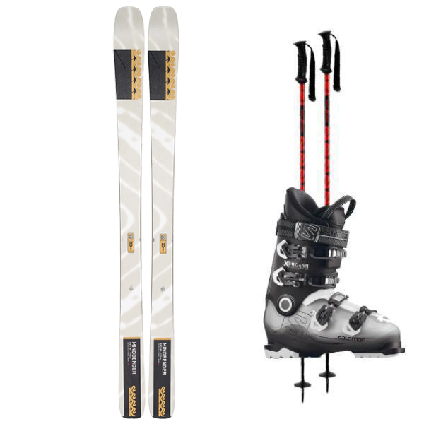 K2 Women's Mindbender 89Ti Premium Ski Package alternate view