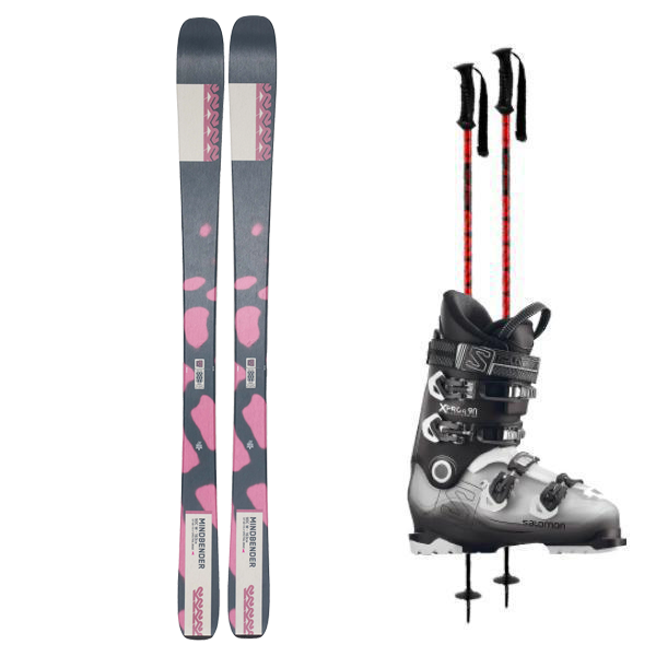 K2 Women's Mindbender 90C Premium Ski Package alternate view