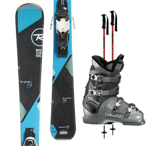 Rossignol Women's Temptation 84 Sport Ski Package