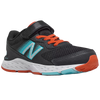 New Balance Youth 680v6 Alternate Closure 1-3 BLACK/GHOST PEPPER