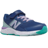 New Balance Youth 680v6 Alternate Closure 10.5-13.5 Captain Blue/Dark Violet Glo