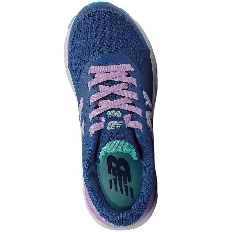 Youth 680v6 1-5, New Balance Youth 680v6 1-5 Captain Blue/Dark Violet Glo