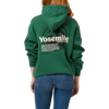 Parks Project Yosemite Puff Print Hoodie Forest Green back
