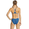 Arena Women's Dolphin One-Piece Booster Back 704-Navy/Red