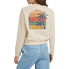Roxy Women's Easy Morning Crew TEH0-Tapioca Alt View Rear