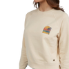 Roxy Women's Easy Morning Crew TEH0-Tapioca Alt View Closeup