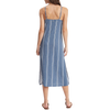 Roxy Women's Promised Land Dress BNG4-Bijou Blue Stripe Alt View Rear