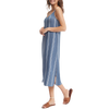 Roxy Women's Promised Land Dress BNG4-Bijou Blue Stripe Alt View Side