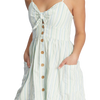 Roxy Women's Under the Cali Sun Dress GDH3-Pastel Green Stripe Alt View Pockets